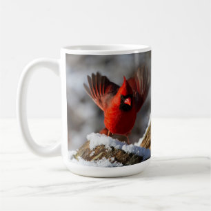 Red Cardinal in the Snow Coffee Mug