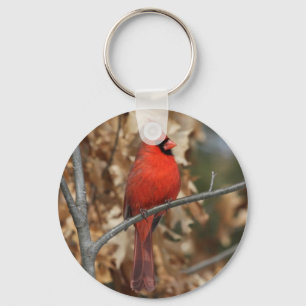 Red Cardinal Key Ring