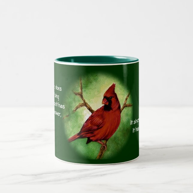 Red Cardinal Mug (Center)