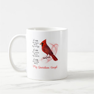 Red Cardinal My Guardian Angel Coffee Mug