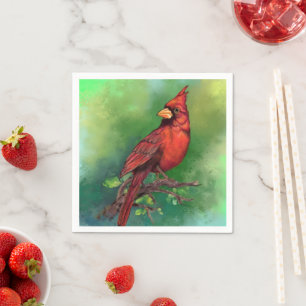 Red Cardinal Napkins