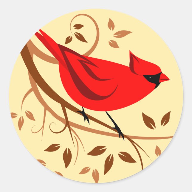 Red Cardinal Stickers (Front)