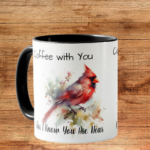 Red Cardinal ''Sympathy'' Personalise Mug