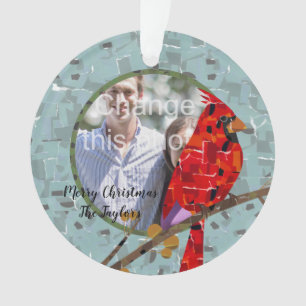Red Cardinal , the bird of Christmas Ornament
