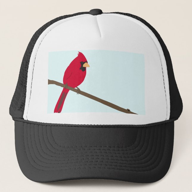 Red Cardinal Trucker Hat (Front)