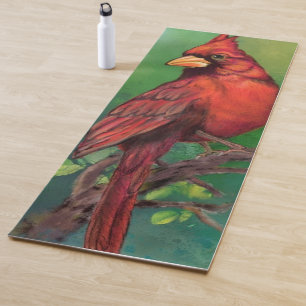 Red Cardinal Yoga Mat