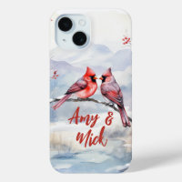 Red Cardinals Birds Christmas Valentine's day