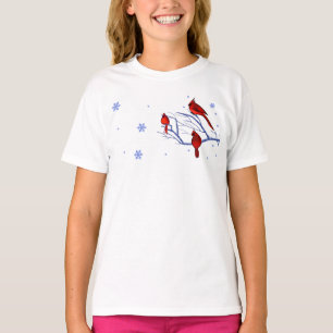 Red Cardinals Christmas Gift  T-Shirt