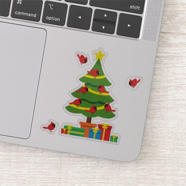 Red Cardinals - Christmas Merrier Spent Together (Detail)