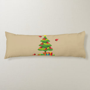 Red Cardinals - Christmas Merrier Spent Together Body Cushion