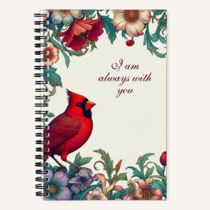 Red Cardinals Memorial Keepsake Journal Memories