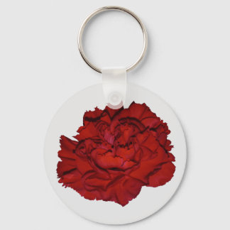 Red Carnation Keychain