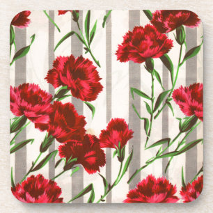 red carnations in the wild coaster