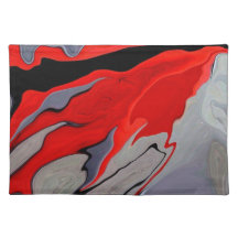 "Red Carpet Abstract" placemat