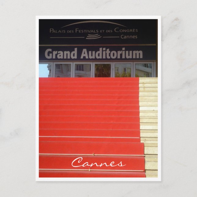 red carpet cannes postcard (Front)