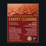 Red Carpet, Carpet Cleaner, Cleaning Service Flyer<br><div class="desc">Red Carpet,  Carpet Cleaner,  Cleaning Service Advertising Flyer by The Business Card Store.</div>