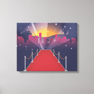 Red Carpet Celebrity Canvas Print