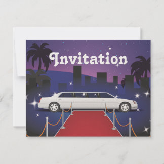 Red Carpet Celebrity Limo Invitation