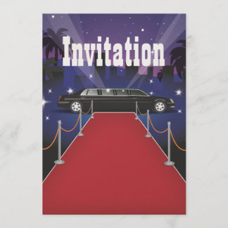 Red Carpet Celebrity Limo Invitation