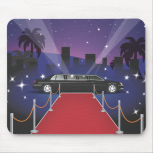 Red Carpet Celebrity Limo Mouse Mat