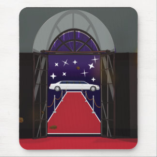Red Carpet Celebrity Limo Mouse Mat