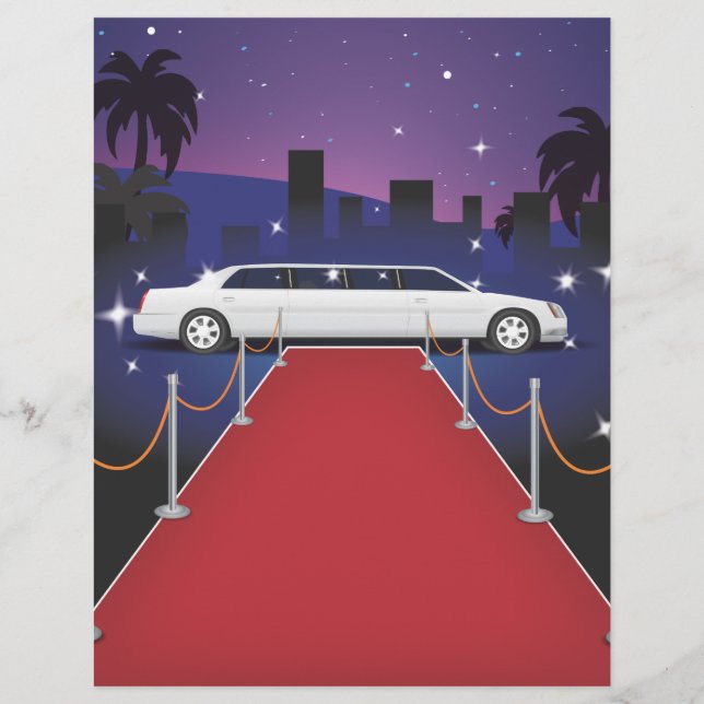 Red Carpet Celebrity Limousine (Front)