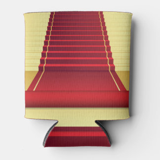 Red Carpet Elegance: Vintage Background. Can Cooler