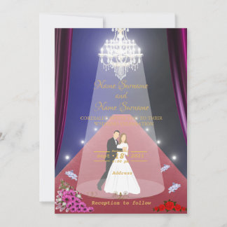 Red Carpet Invitation