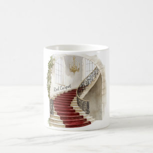 Red Carpet Stairs Coffee Mug