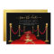 Red Carpet Themed Party Save the Date Card