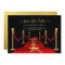 Red Carpet Themed Party Save the Date Card