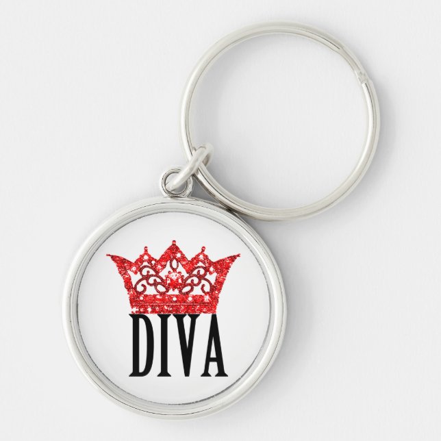 "Red Carpet Tiara" Keychain (Front)