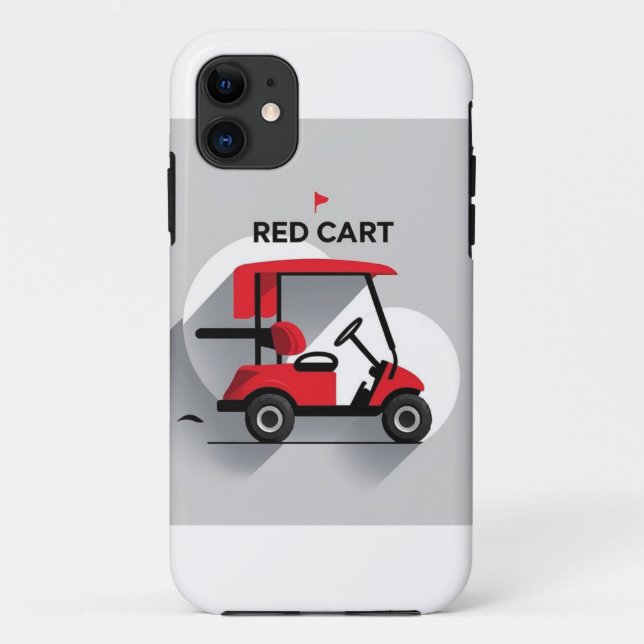 Red Cart Golf Mobile Case (Back)