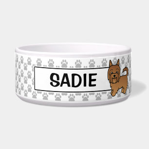 Red Cartoon Australian Terrier