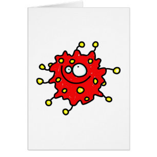 Red Cartoon Germ