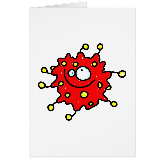 Red Cartoon Germ (Front)
