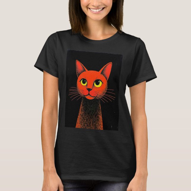 Red Cat T-Shirt (Front)
