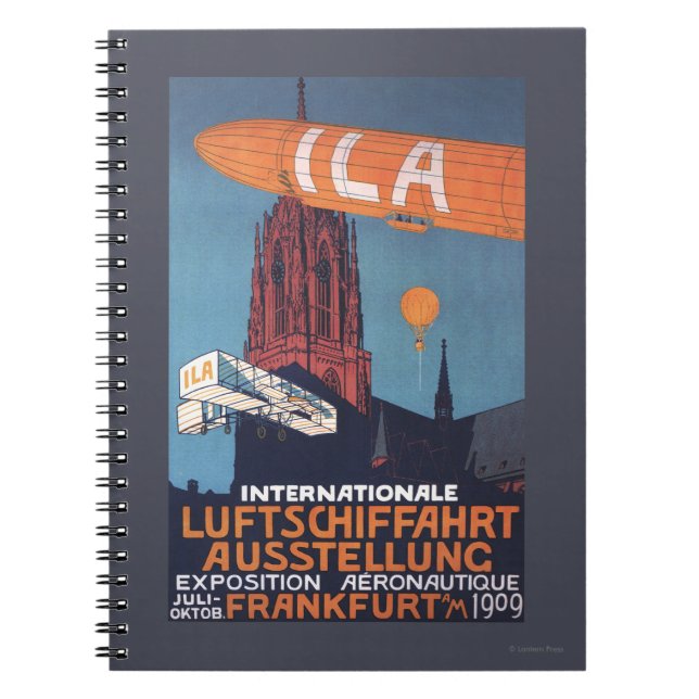 Red Cathedral - 1st Aeronautical Exposition Notebook (Front)