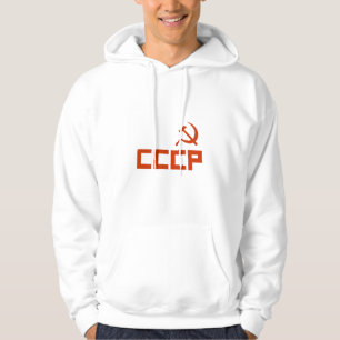 Red CCCP Hammer and Sickle Hoodie