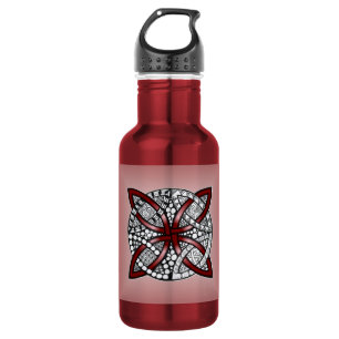 Red Celtic Knot Art Original 532 Ml Water Bottle