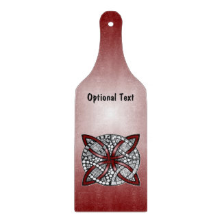 Red Celtic Knot Original Artwork Cutting Board