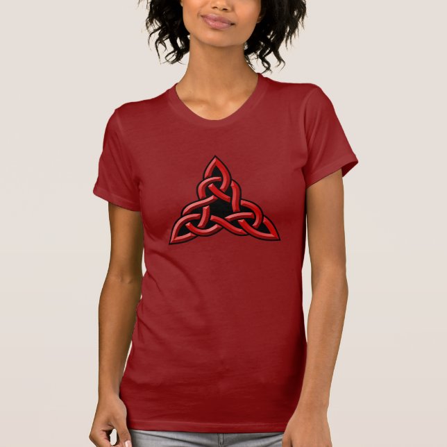 Red Celtic "Triangle" T-Shirt (Front)