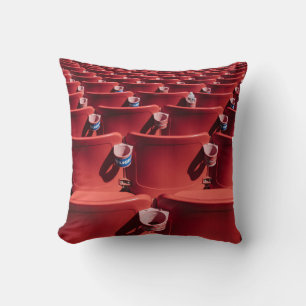 Red chair lot cushion