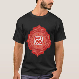 Red Chakra Muladhara Root Chakra Symbol T-Shirt