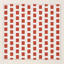 Red Checks Bold Geometric Pattern