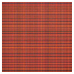 Red Checks Tartan Print, Fabric
