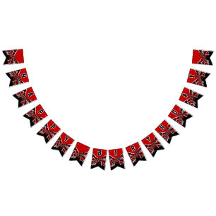 Red Cheerleader Birthday Bunting