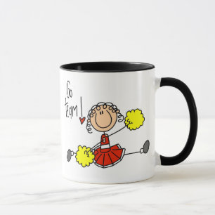 Red Cheerleader Mug