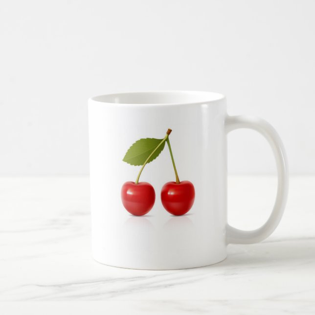 Red Cherries Coffee Mug (Right)