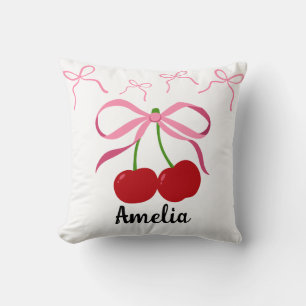 Red Cherries fruit pattern Cushion